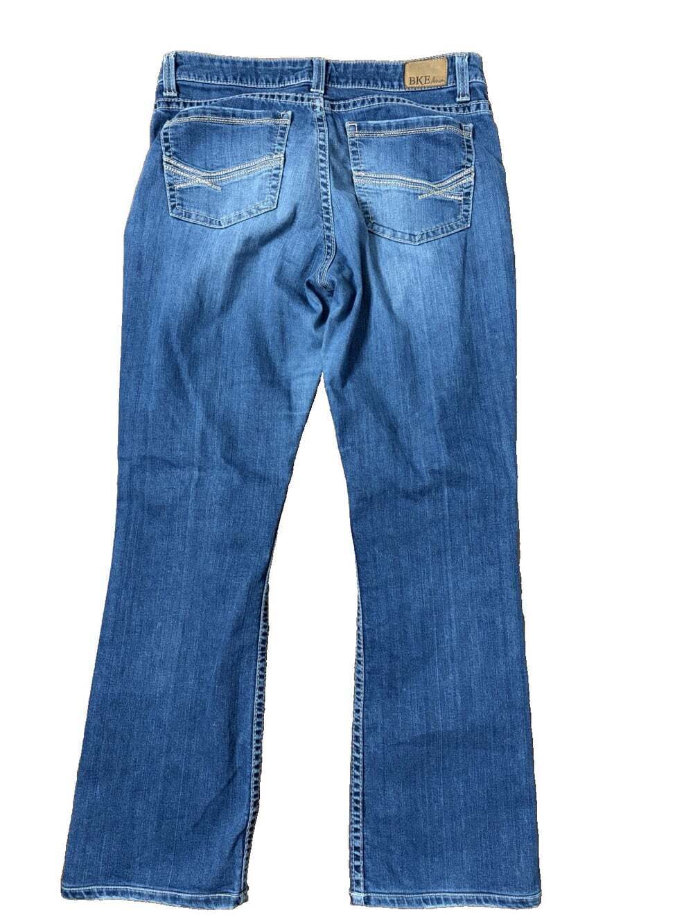 BKE Dakota Jeans 31L Straight Medium Wash Buckle Denim 31x33.5” - Picture 2 of 5